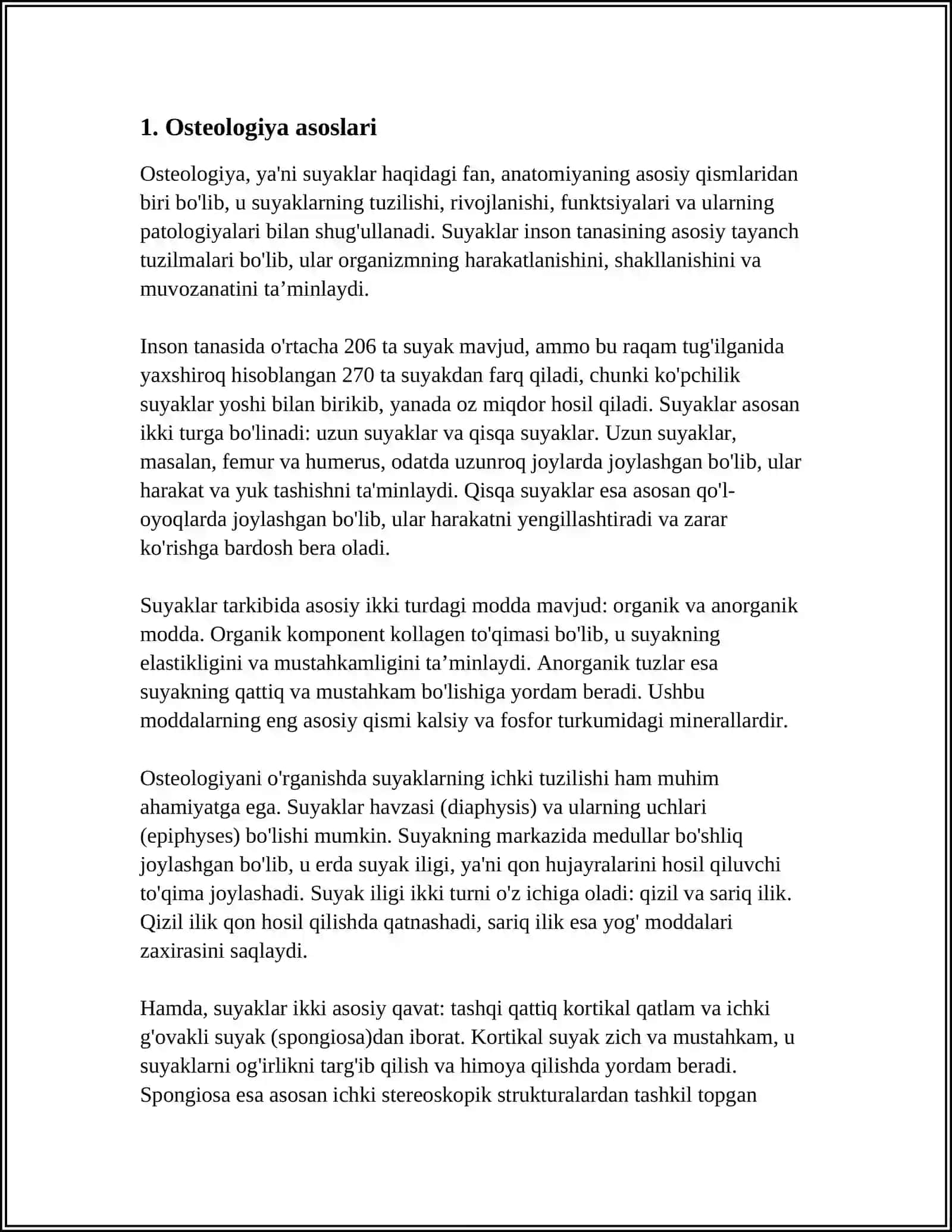 KALLA SUYAGINING RENGEN ANATOMIYASI. KRASVORD BILAN 3