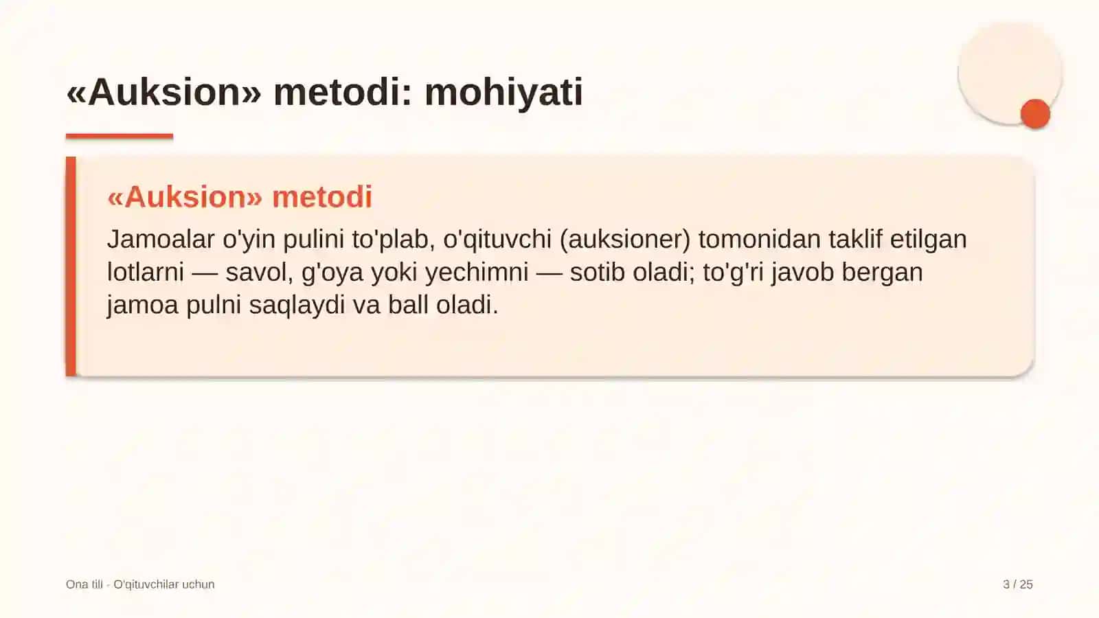ona tili darslarida auksion metodidan foydalanish 6593 3