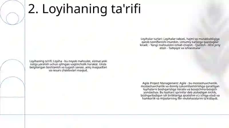 Loyha Va Uning Turlari 3
