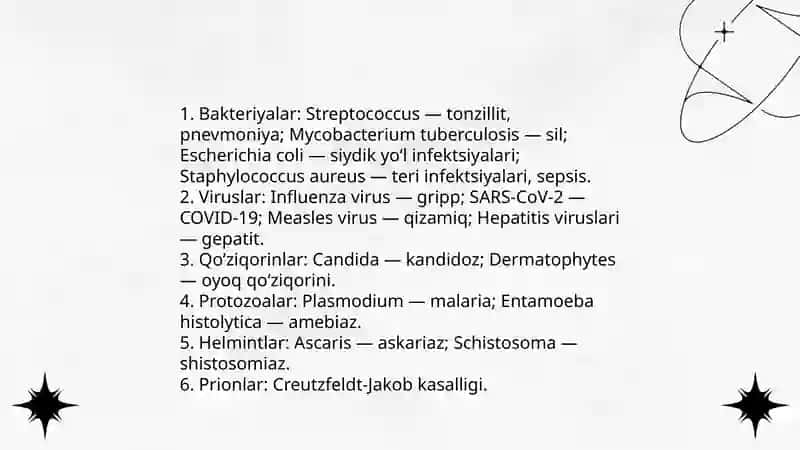 Mikroorganizmlar keltirib chiqaradigan kasalliklari ularning oldini olish. Immunitet 3