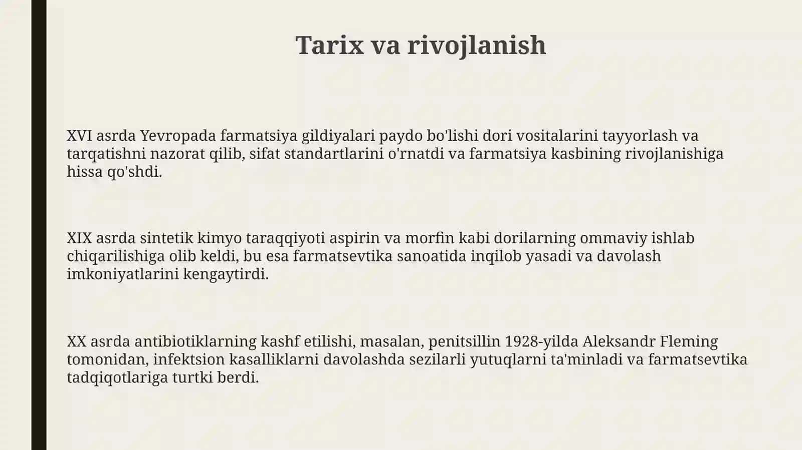 Xorijiy davlatlarida farmatsiyani rivojlanishi 3