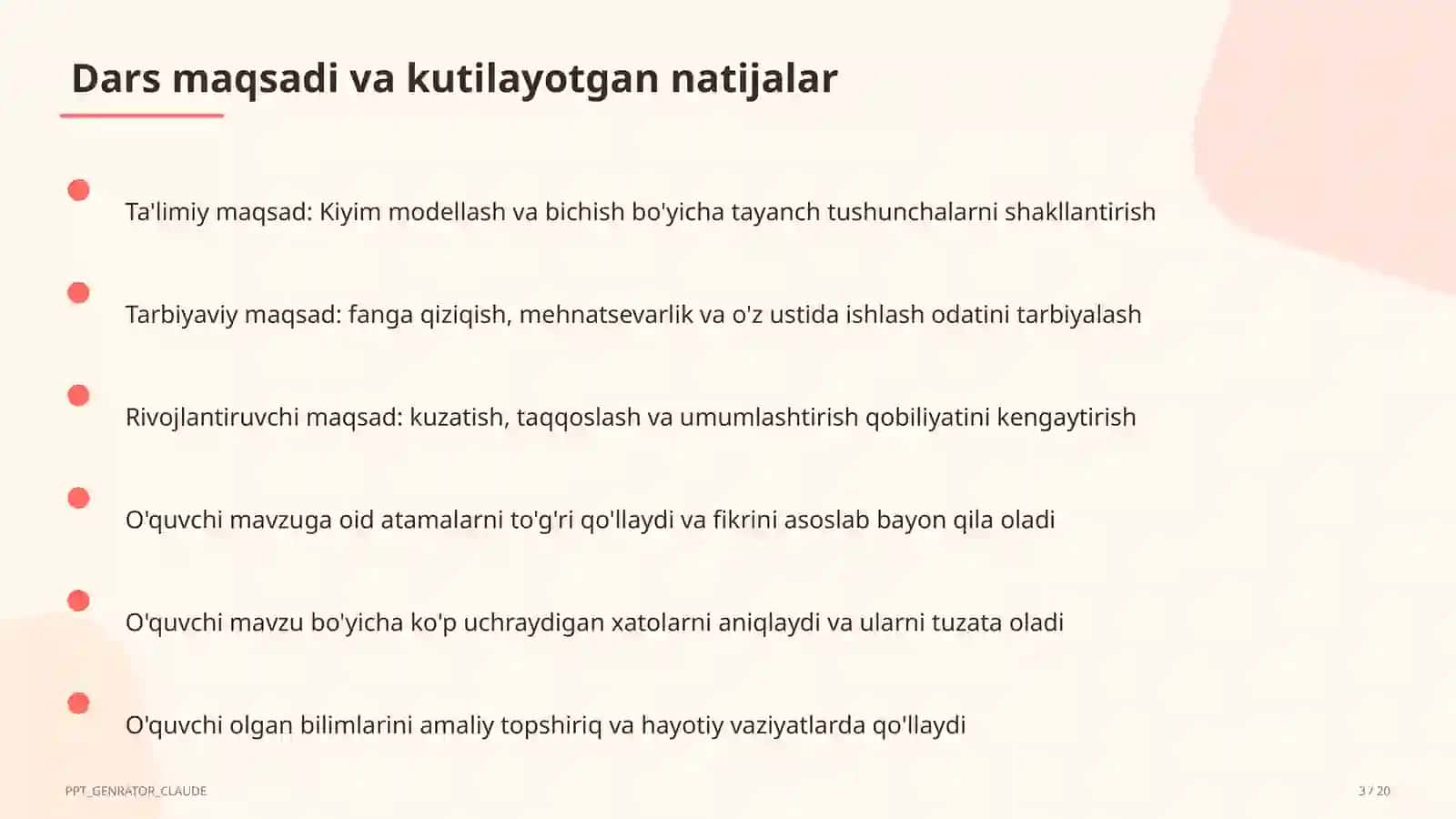 Kiyim modellash va bichish (7-sinf) 3