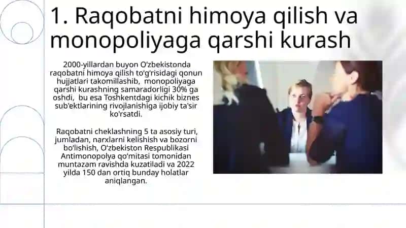 Biznesni huquqiy tartibga solishning asosiy husuiyatlari 3