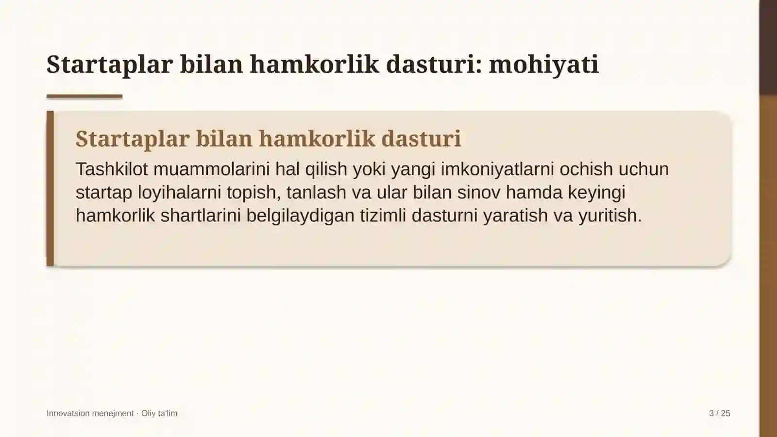 temir beton buyumlari zavodlarida startaplar bilan hamkorlik dasturini yo'lga qo'yish 3580 3