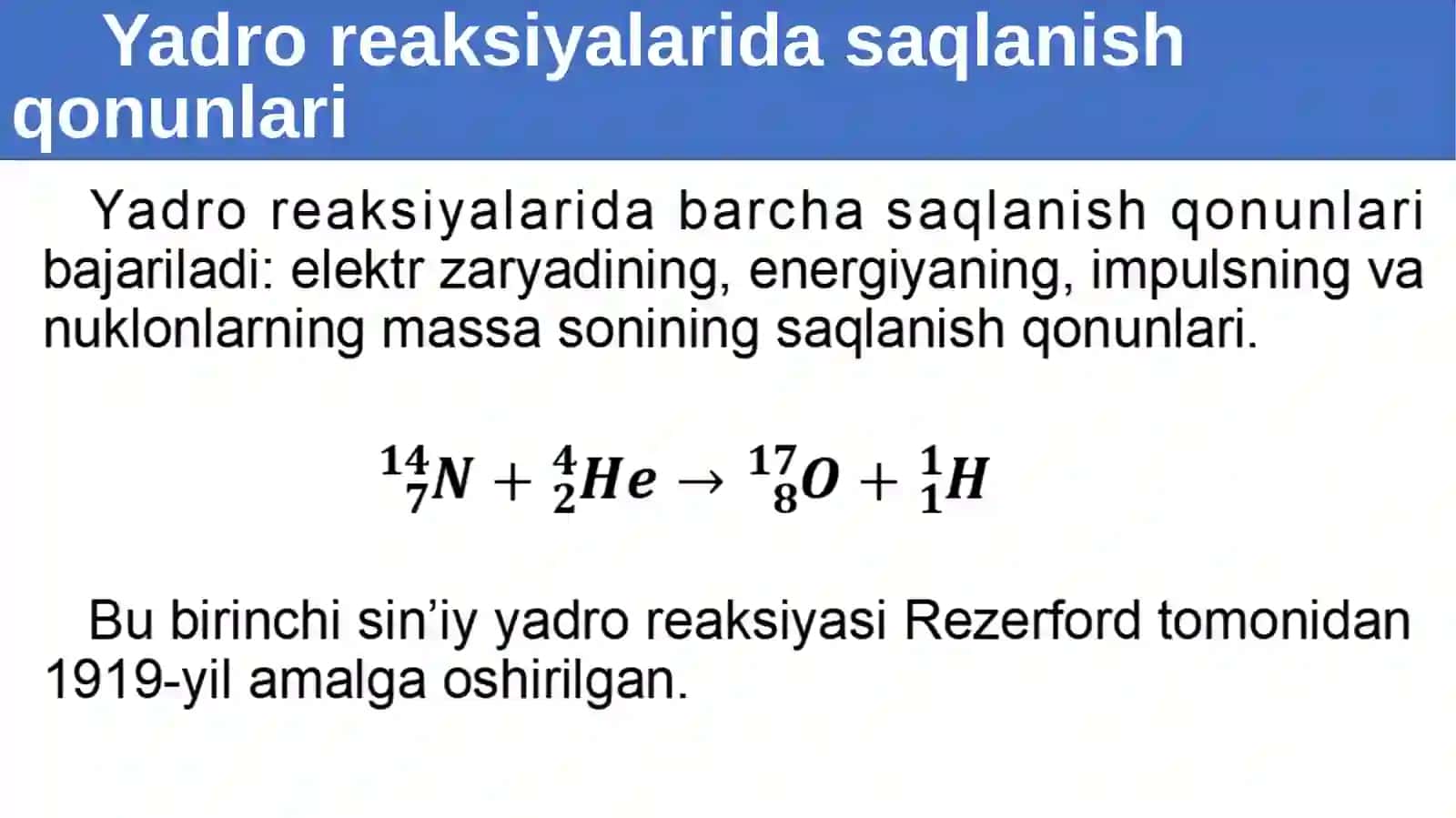 Yadroreaksiyalari 3