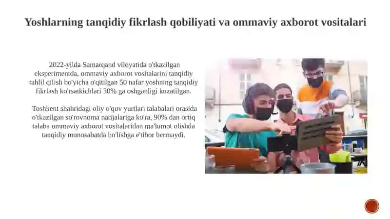 Talaba Yoshlarining Ommaviy Axborot Vositalari 3