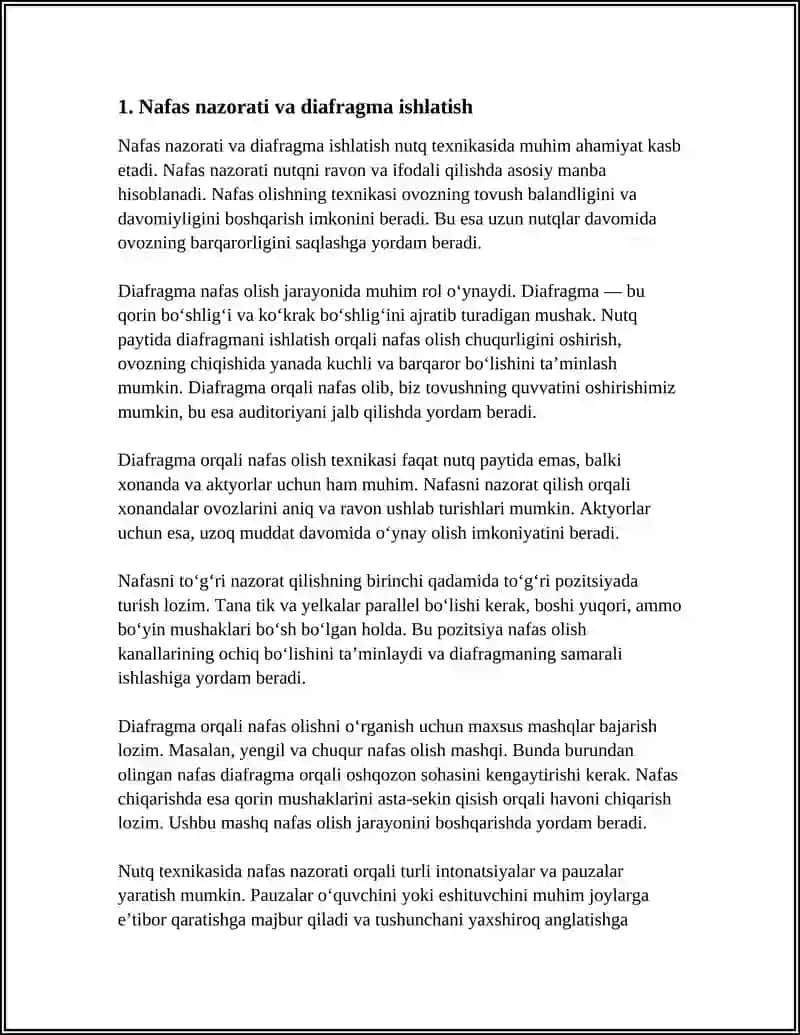 Nutq Texnikasi 3