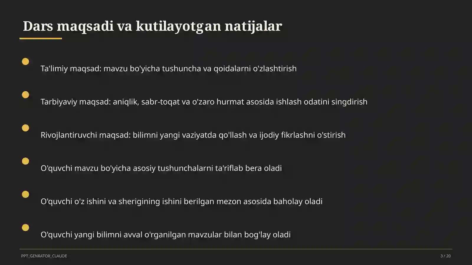 PISA tadqiqoti va matematik savodxonlik 3