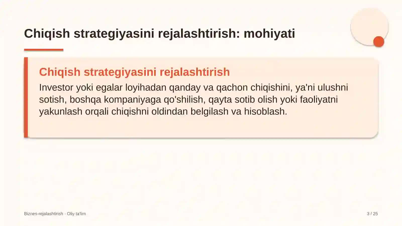 Asfalt-beton zavodlarida chiqish strategiyasini rejalashtirish 3