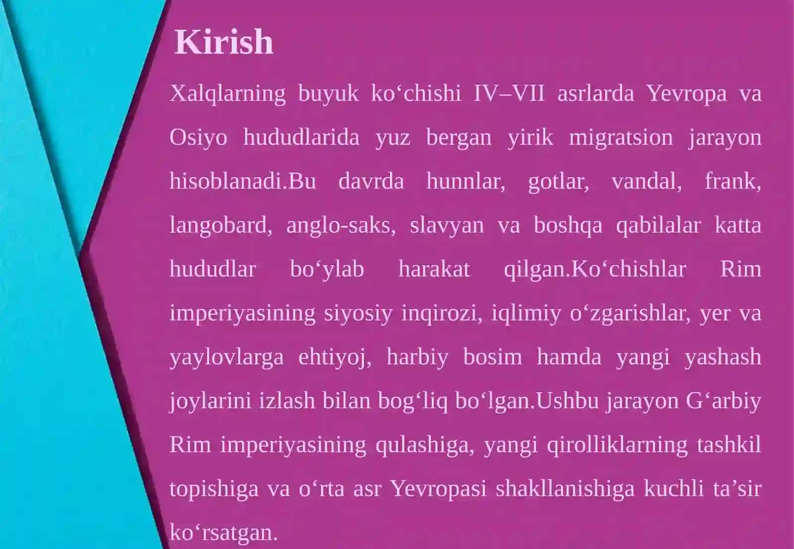 XALQLARNING BUYUK KO‘CHISHI TARIXI 3