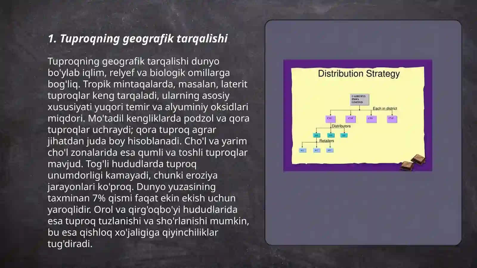 Tuproqning tarqalish qonuniyatlari 3