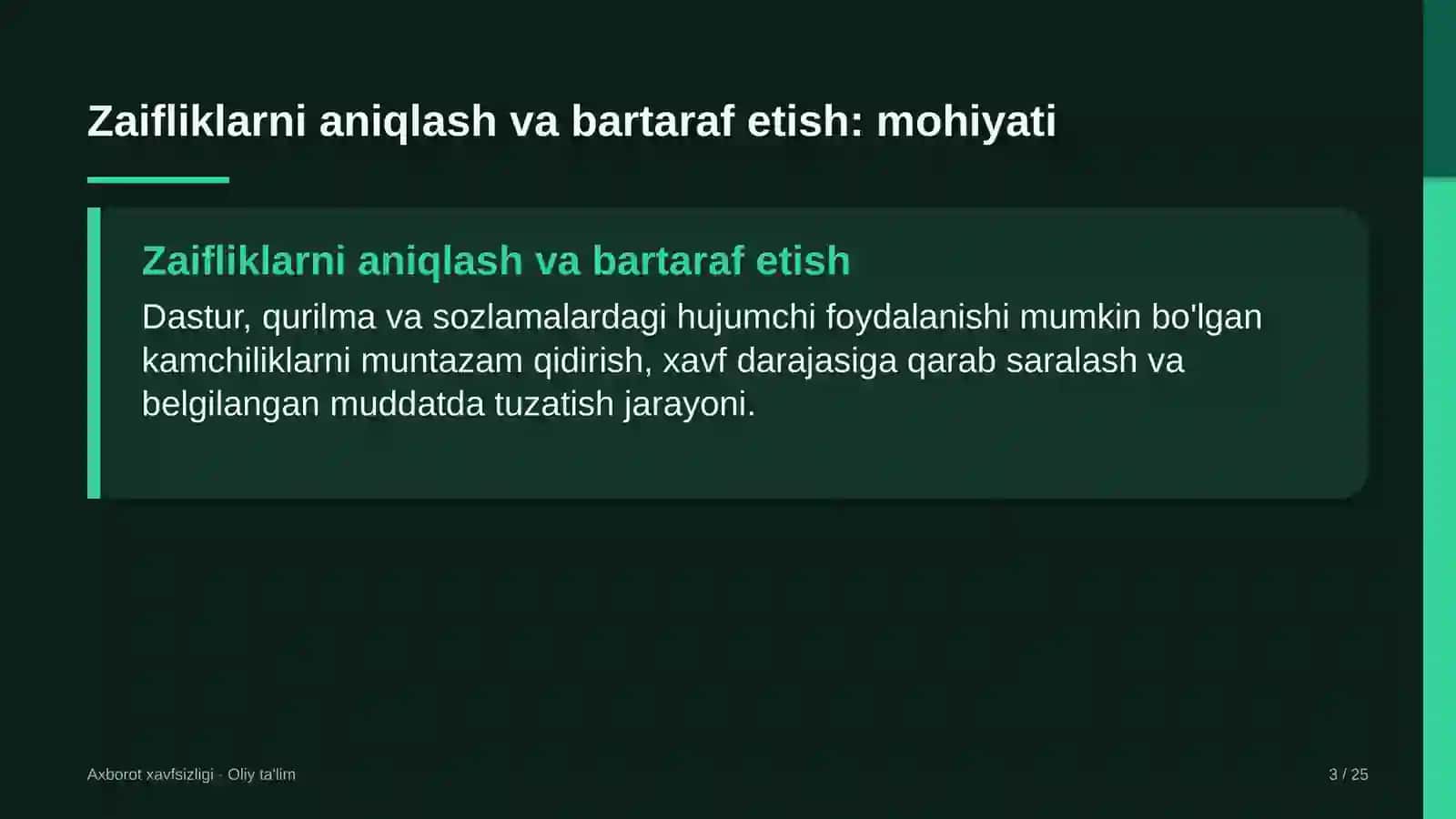 Magistraturada zaifliklarni aniqlash va bartaraf etish 3