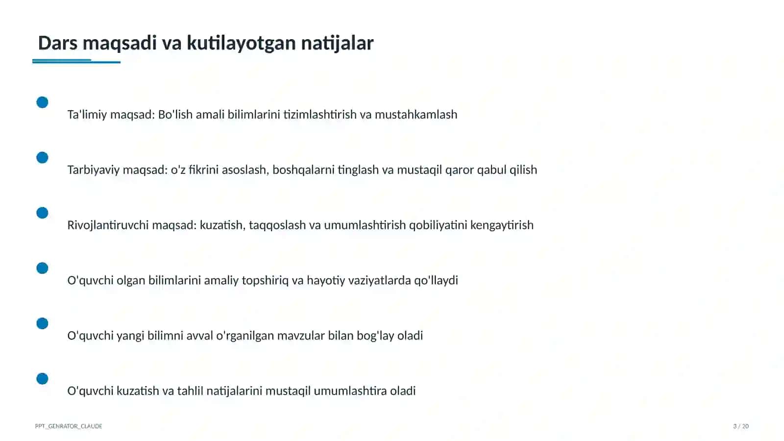 Bo'lish amali (2-sinf) 3