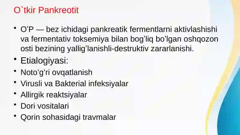 Pankreatitlar 3