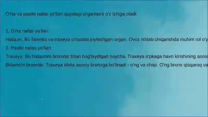 Bolalarda o‘rta va pastki nafas yo‘llarining anatomo-fiziologik hususiyatlari 3