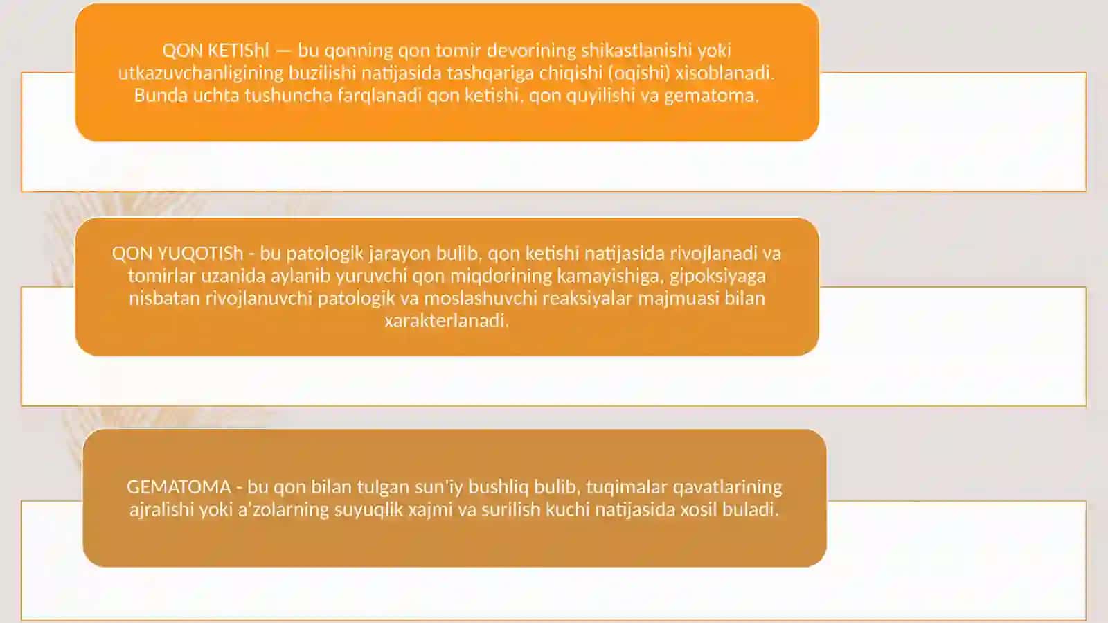 Qon ketishini toxtatish usullari(vaqtinchalik va butunlay) 3