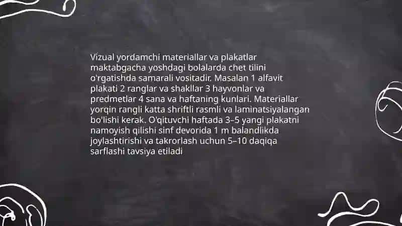Maktabgacha yoshdagi bolalarga chet tilini o'rgatish vositalari 3