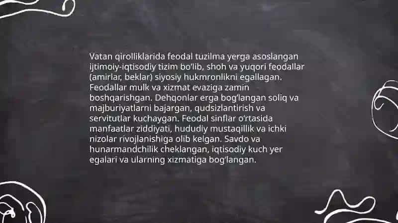 Vatan qirolliklari ning ijtimoiy-iqtisodiy va siyosiy rivojlanishi 3