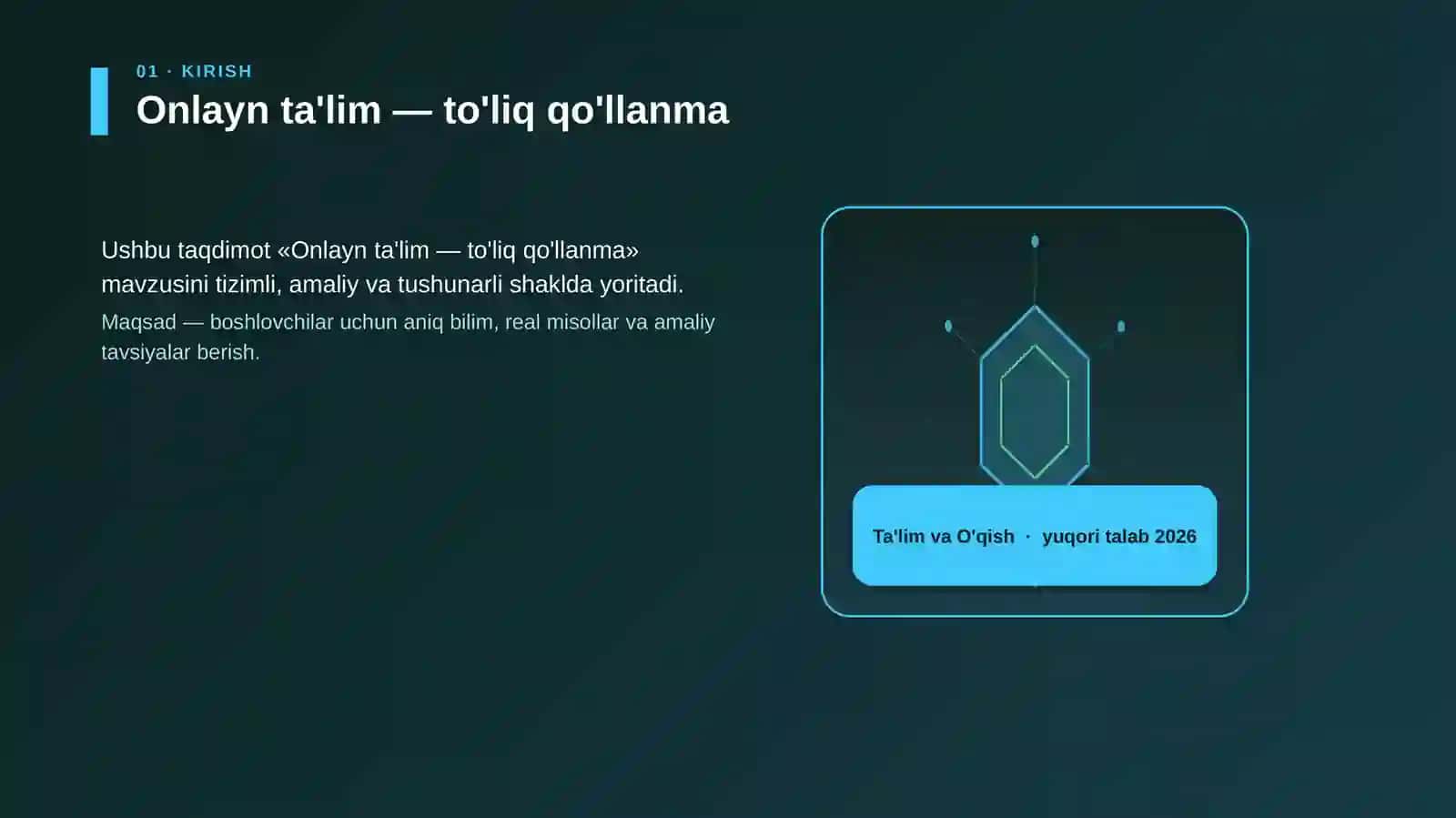 Onlayn ta'lim — to'liq qo'llanma 3