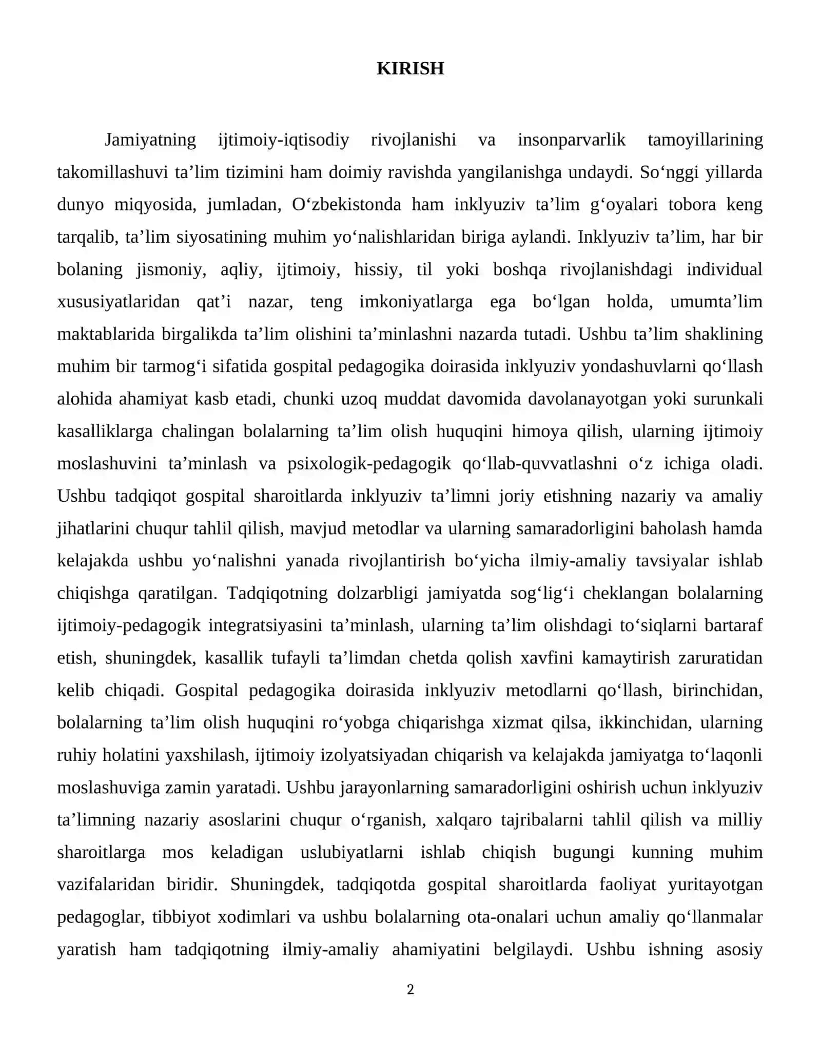 Inklyuziv taʼlim metodlari.taxlili va xususiyatlari 3