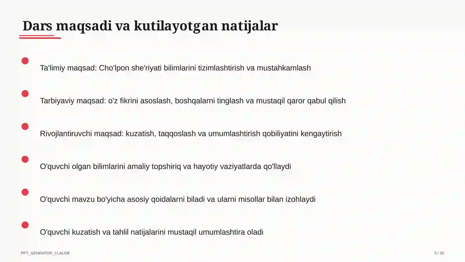 Cho'lpon she'riyati (7-sinf) 3