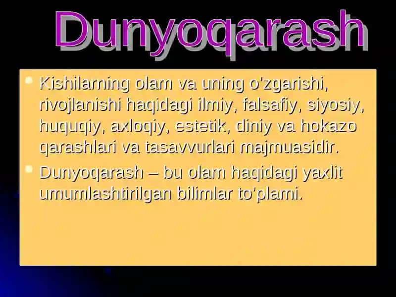 Mifologik dunyoqarash 3