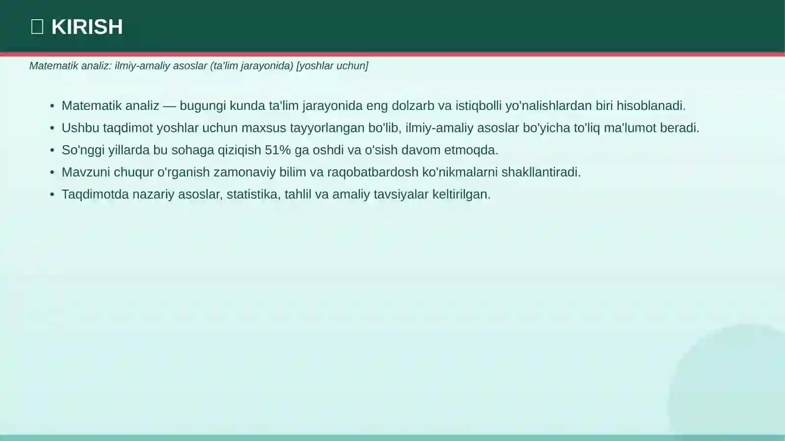 Matematik Analiz 3