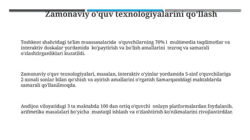 Zamonaviy o'quv texnologiyalarini qo'llash 3