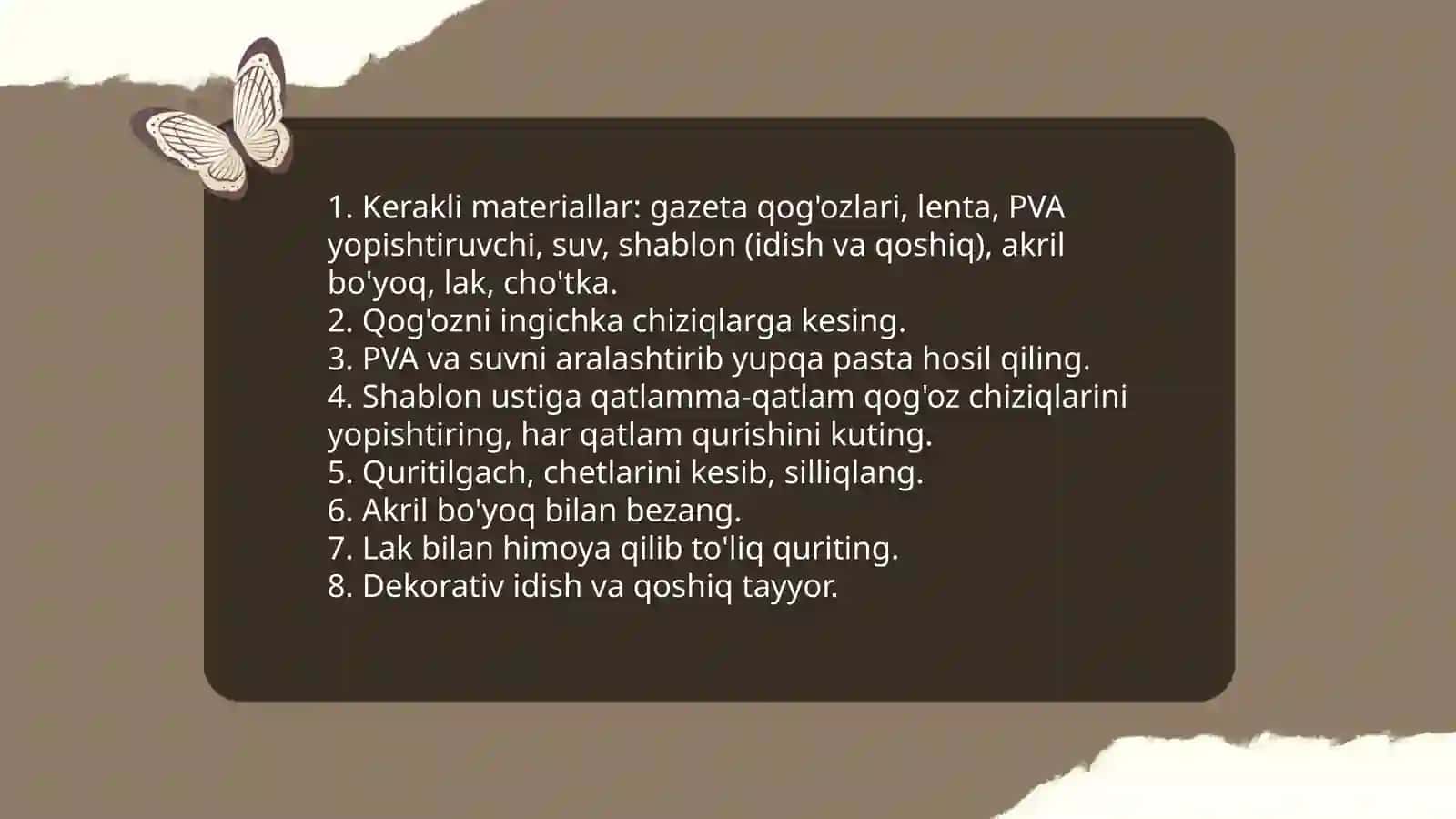 Chinni xamir bilan ishlash texnologiyasi 3