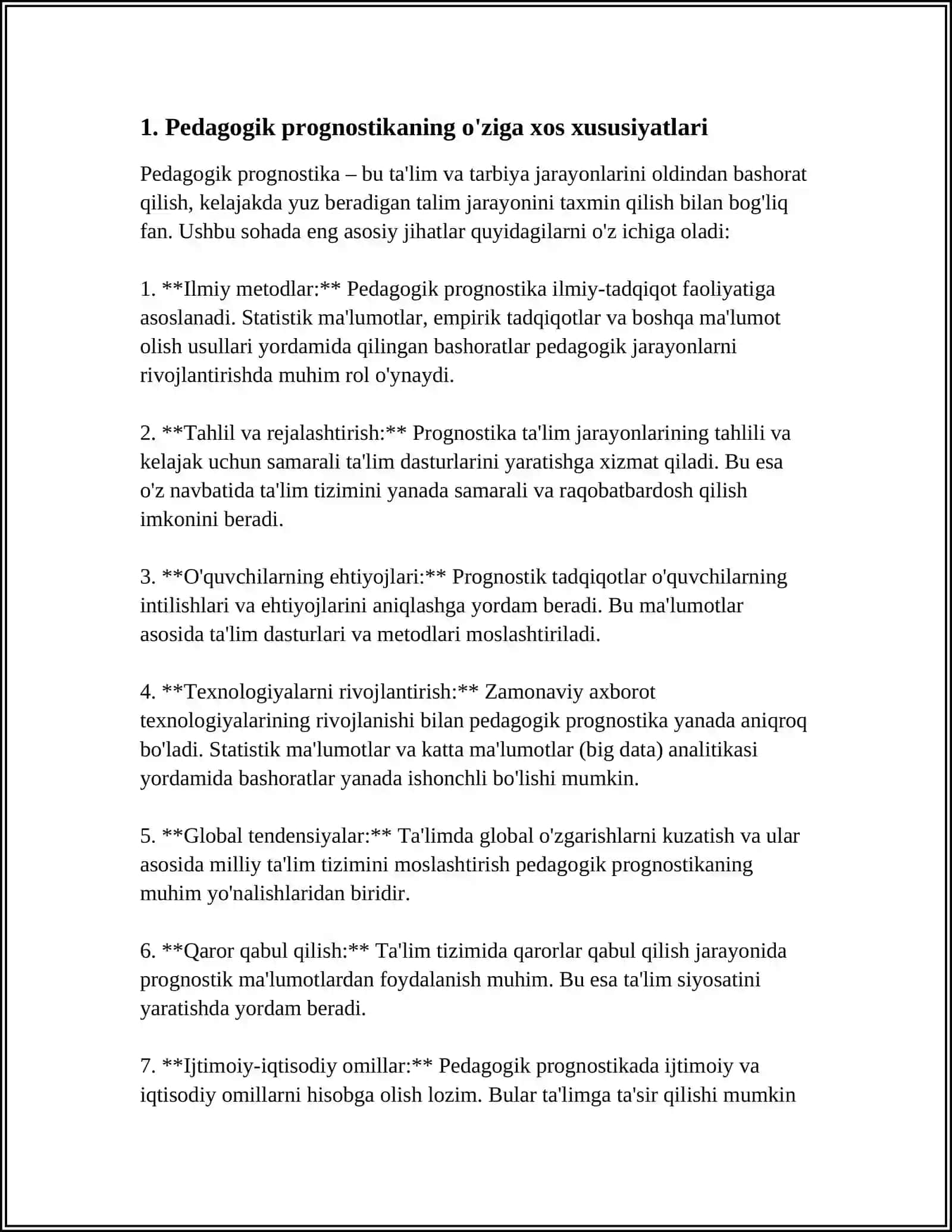 PEDAGOGIK PROGNOSTIKANING ILMIY TADQIQOT METODLARI 3