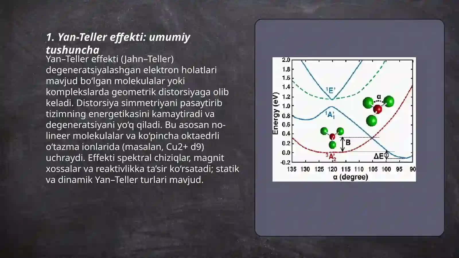 Yan-Teller effekti haqida tushuncha 3