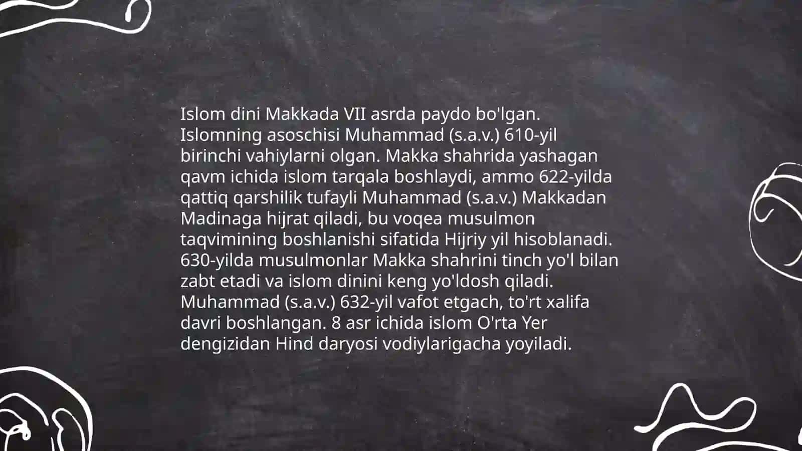 Islomning paydo bo'lishi 3