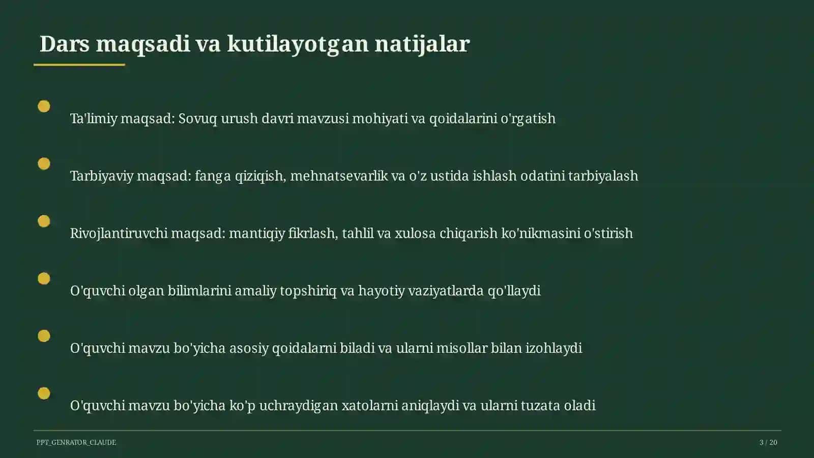 Sovuq urush davri (10-sinf) 3