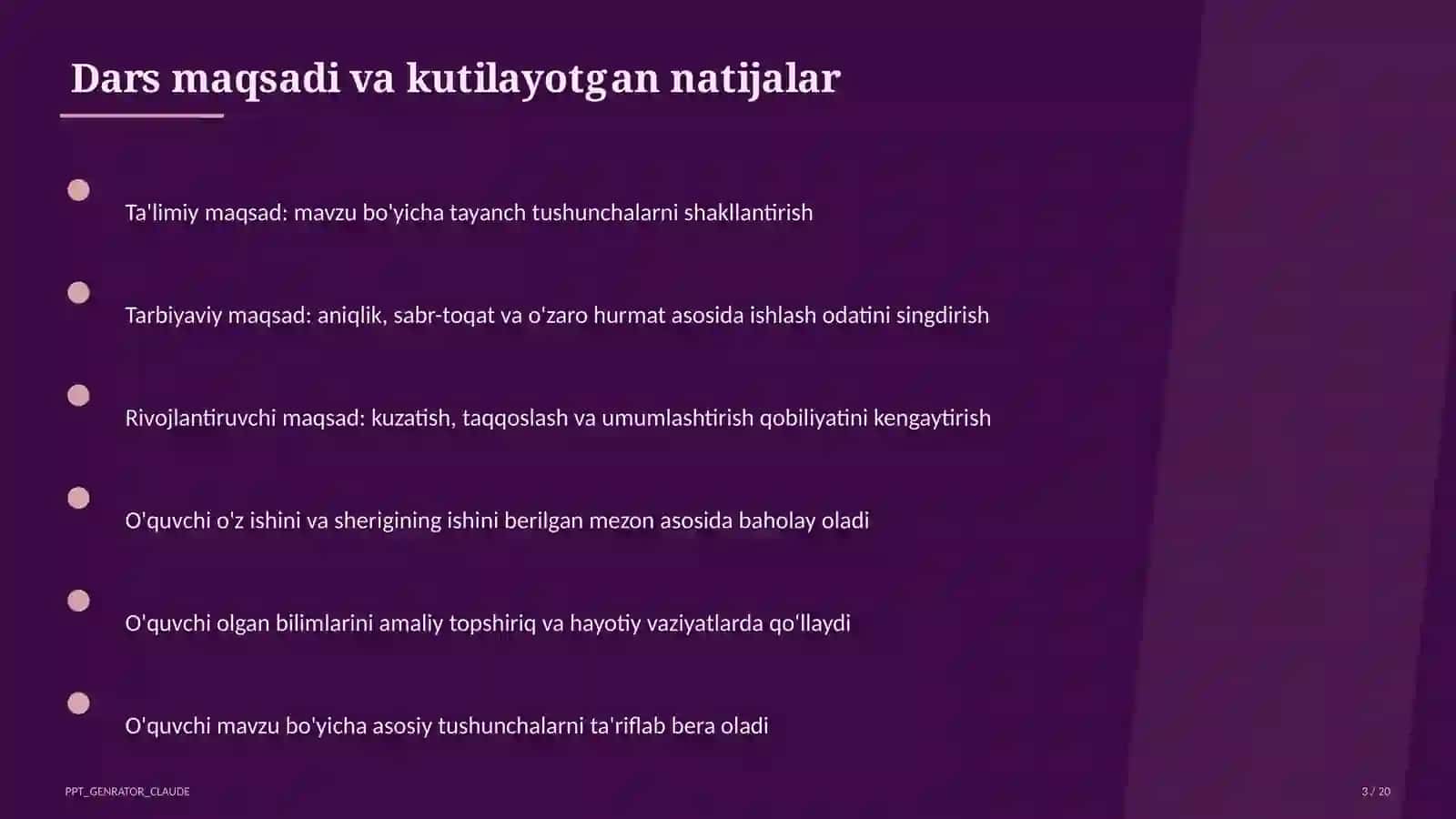 Trigonometrik ayniyatlar va formulalar (10-sinf) 3