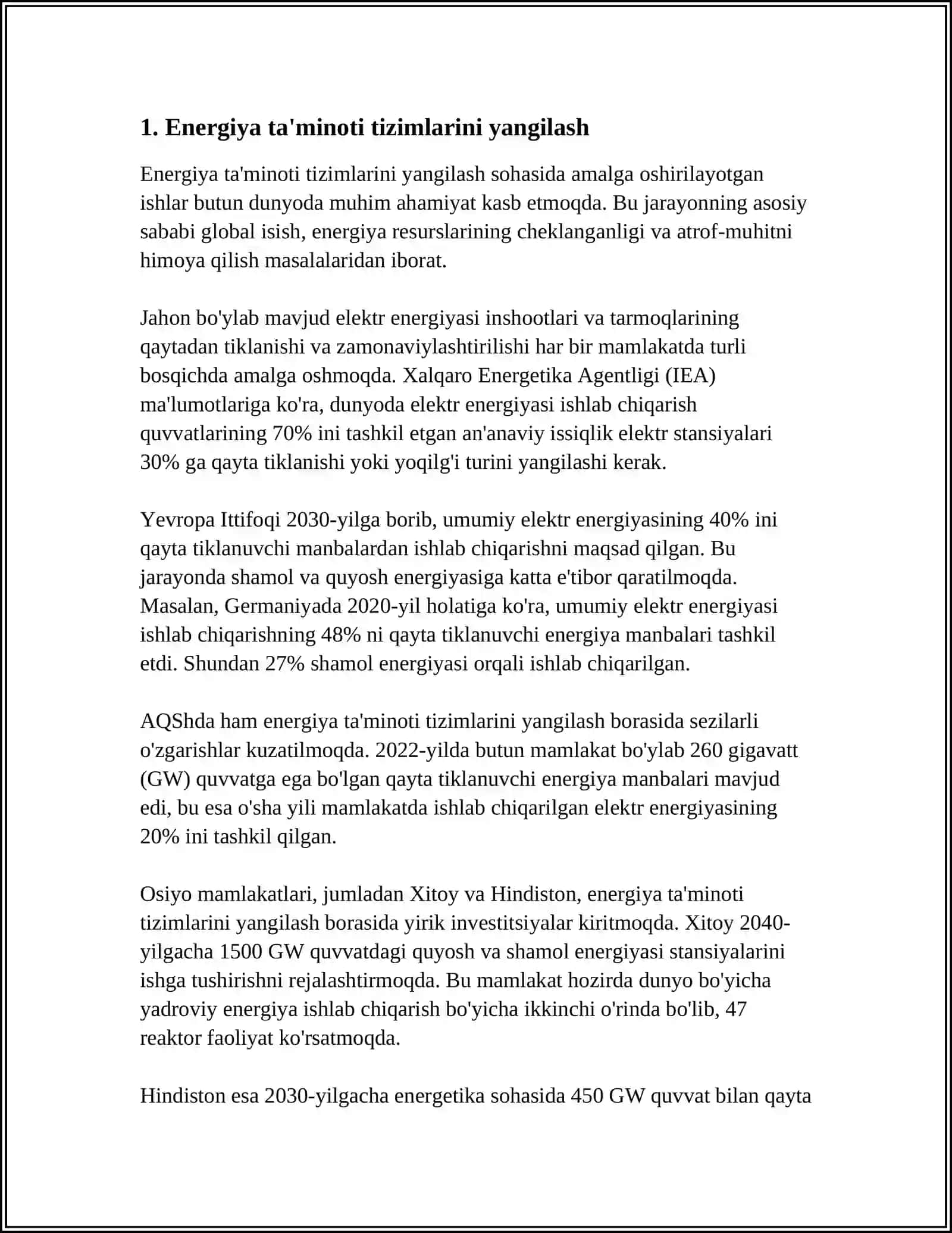 BOZOR INFRATUZILMASINI RIVOJLANTIRISH BOʻYICHA BIZNES MARKAZLARI 3