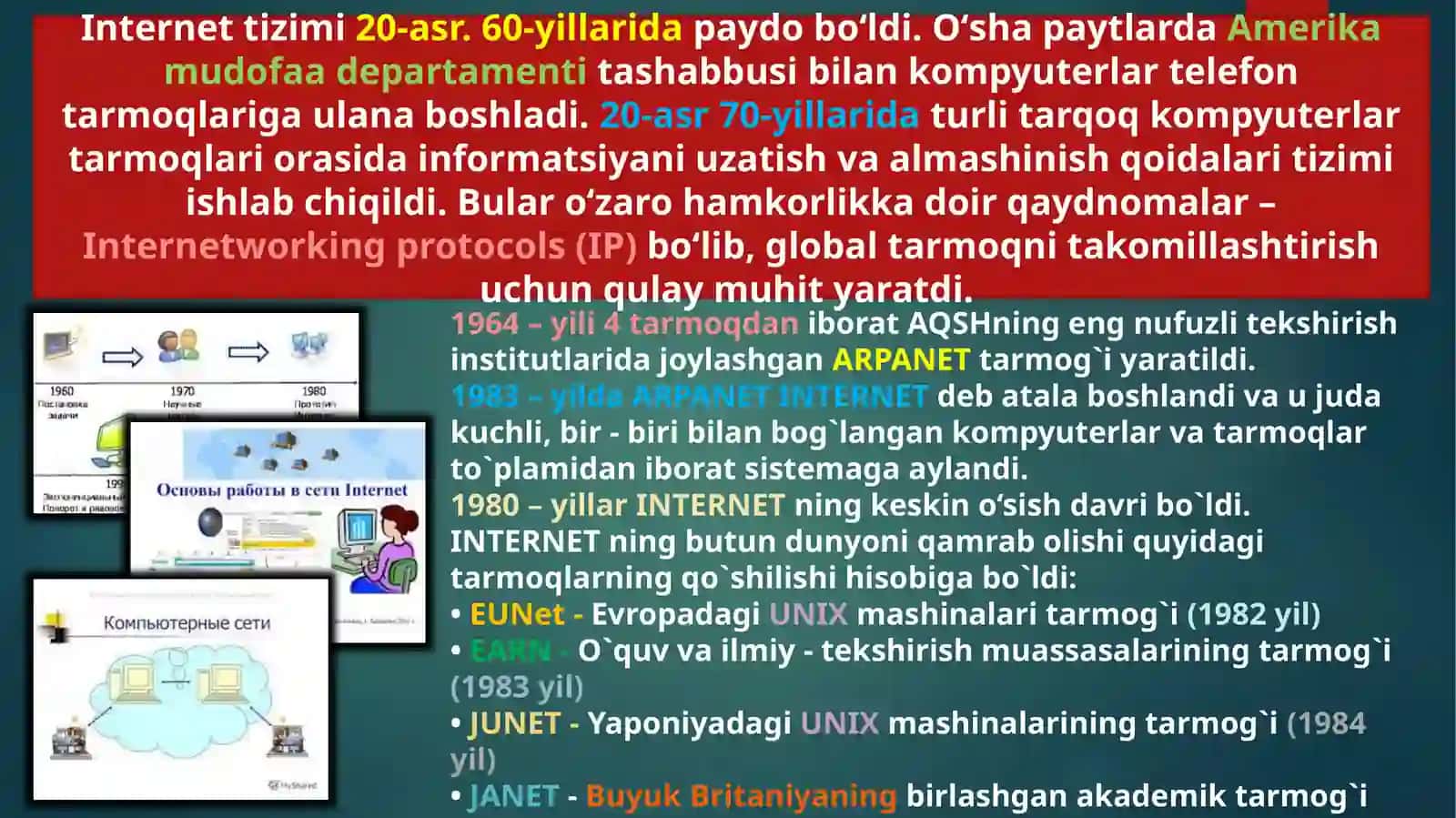 Internet va uni qurish tarixi 3