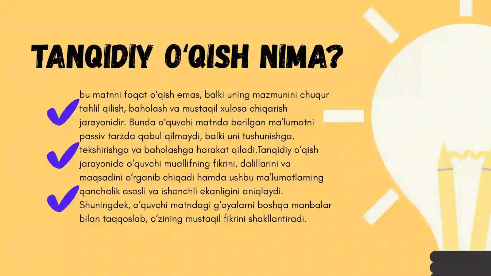 Tanqidiy oʻqish va uning amaliy asoslari AKKK 3