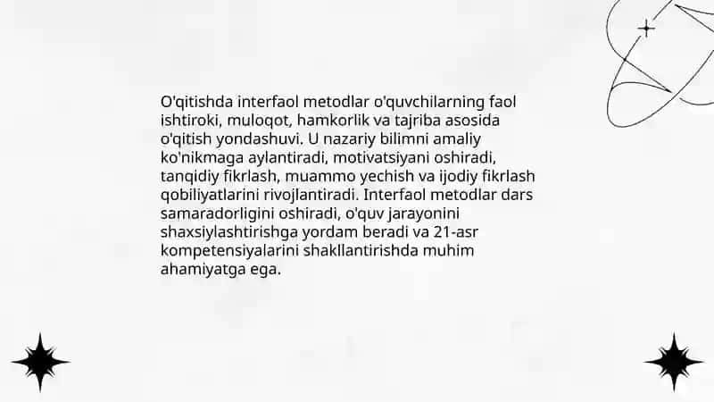 O'qitishda interfaol metodlar 3