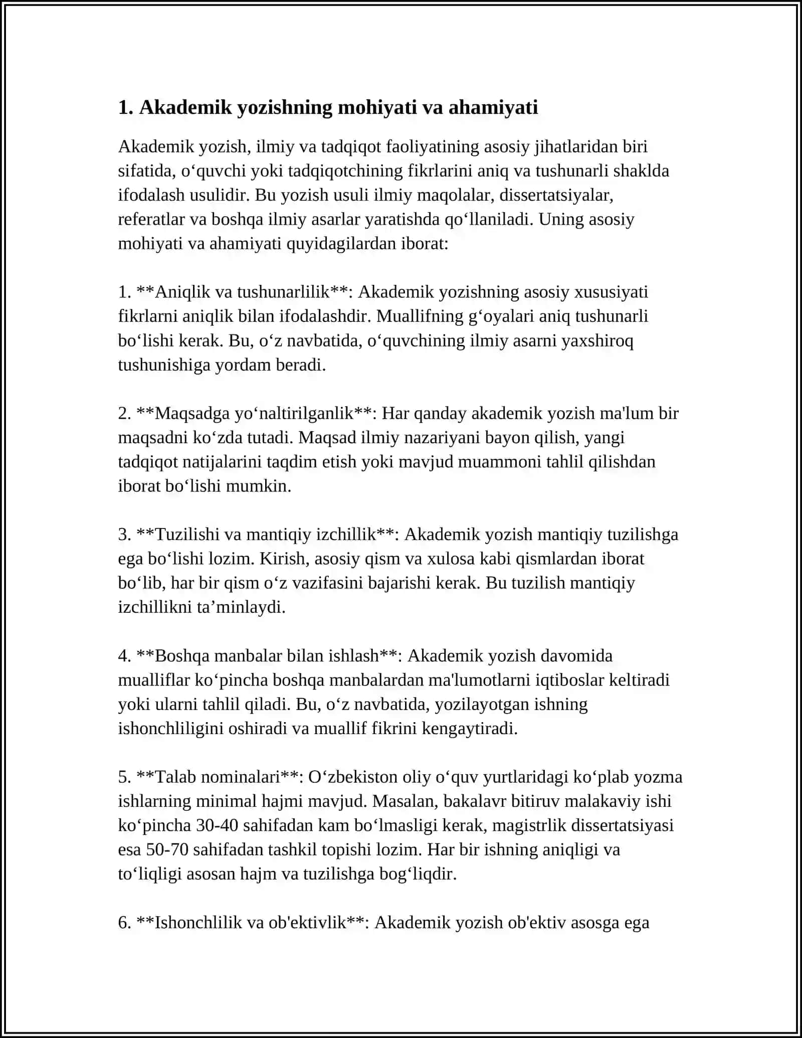 AKADEMIK YOZISH 3