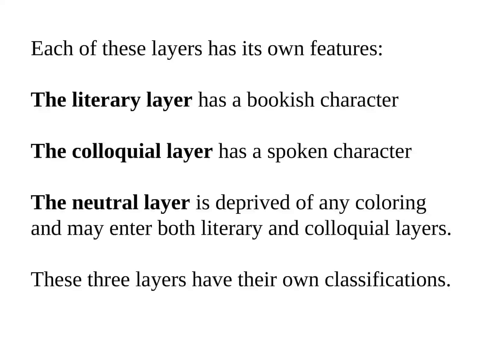 Stylistic differentiation of the English vocabulary 3