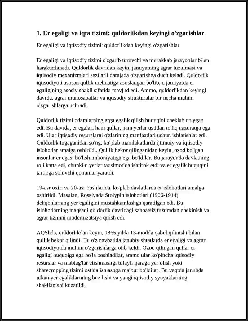 QULDORLIK JAMIYATINING YEMIRILISH DAVRIDA ARAB DAVLATLARIDAGI IQTIDODIY G'OYALAR 3