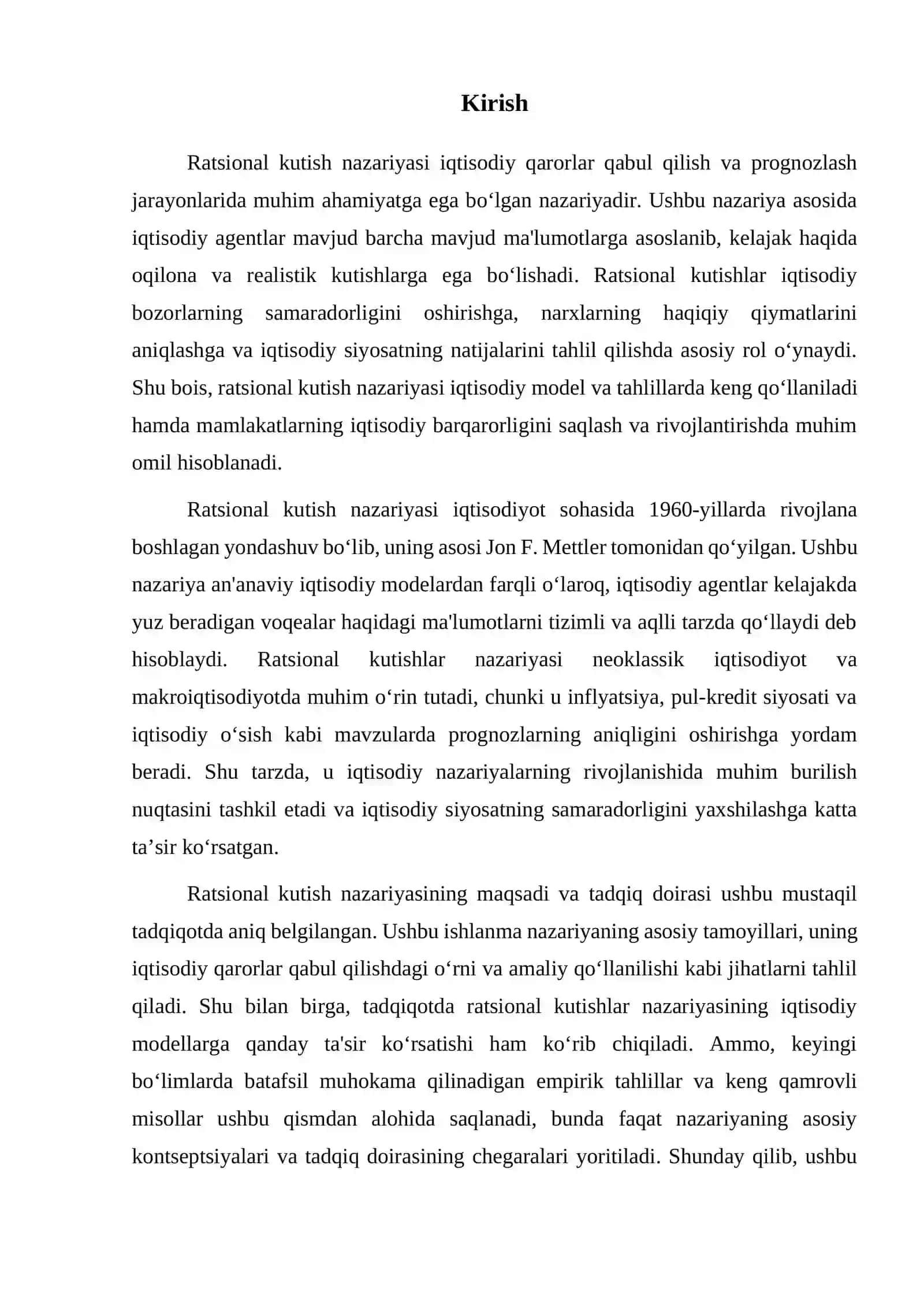 Ratsional kutish nazariyasi 3