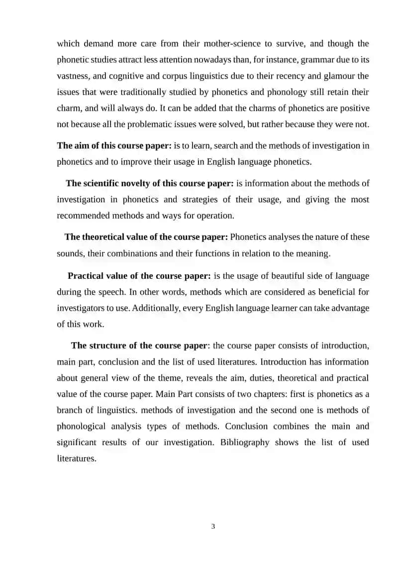 Methods of investigation in phonetics 3