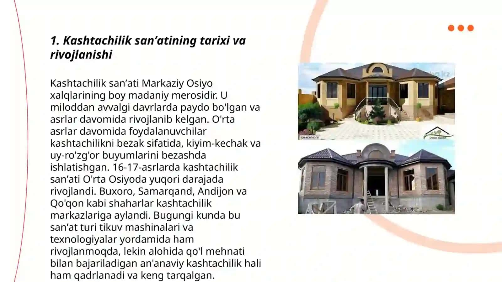 Kashtachilik va zamonaviy kiyimlar, uy-roʻzgʻor buyumlari 3