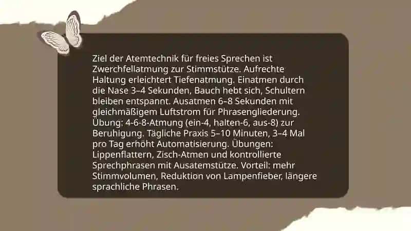 Sprechtraining 3