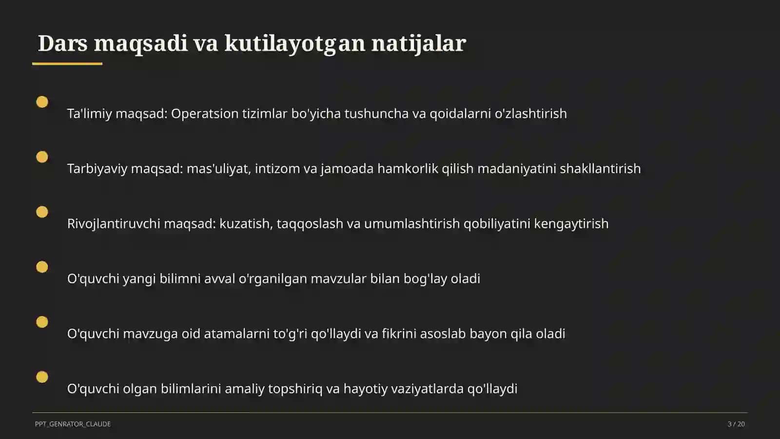 Operatsion tizimlar (6-sinf) 3
