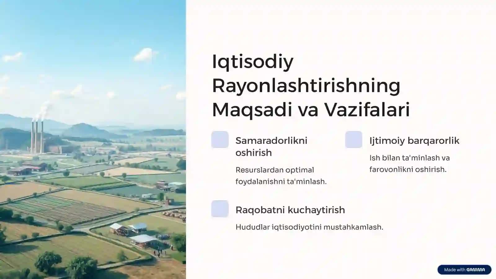 Hududiy Mehnat Taqsimoti va Iqtisodiy Rayonlashtirish 3