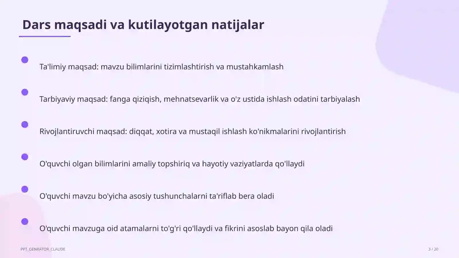 Rus tilida fe'l zamonlari: hozirgi zamon (4-sinf) 3