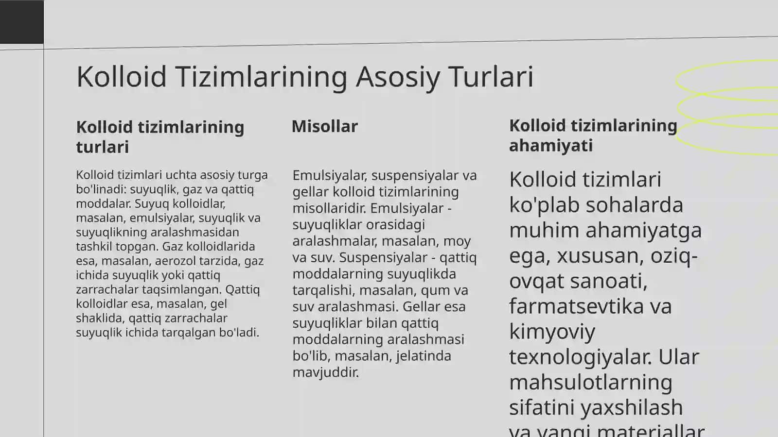 Disper sistemalar kolloid sistemalarning klassifikatsiyasini tuzilishi olinishi va tozalash usullari 3