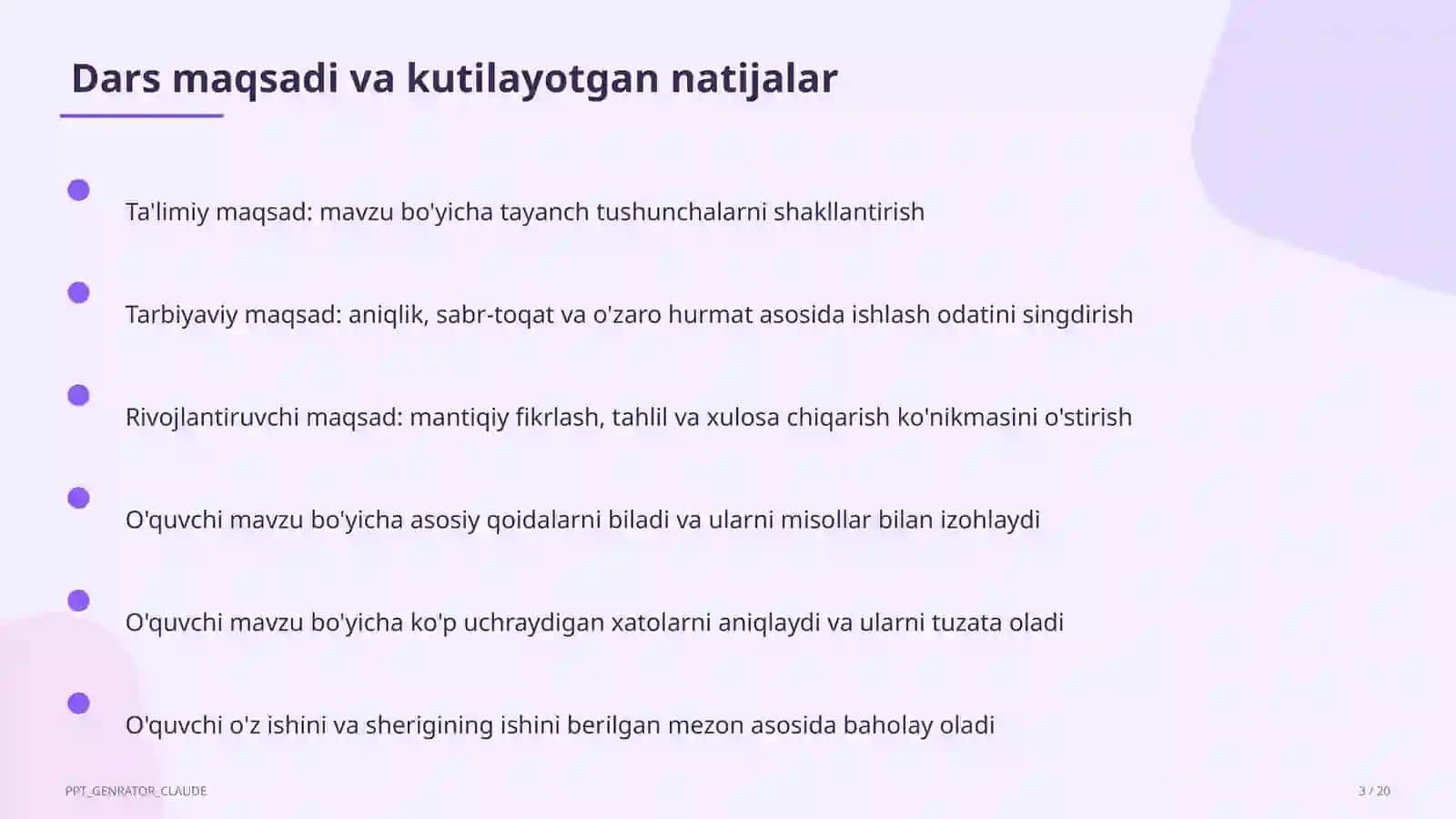 Ertalabki badantarbiya kompleksi (1-sinf) 3